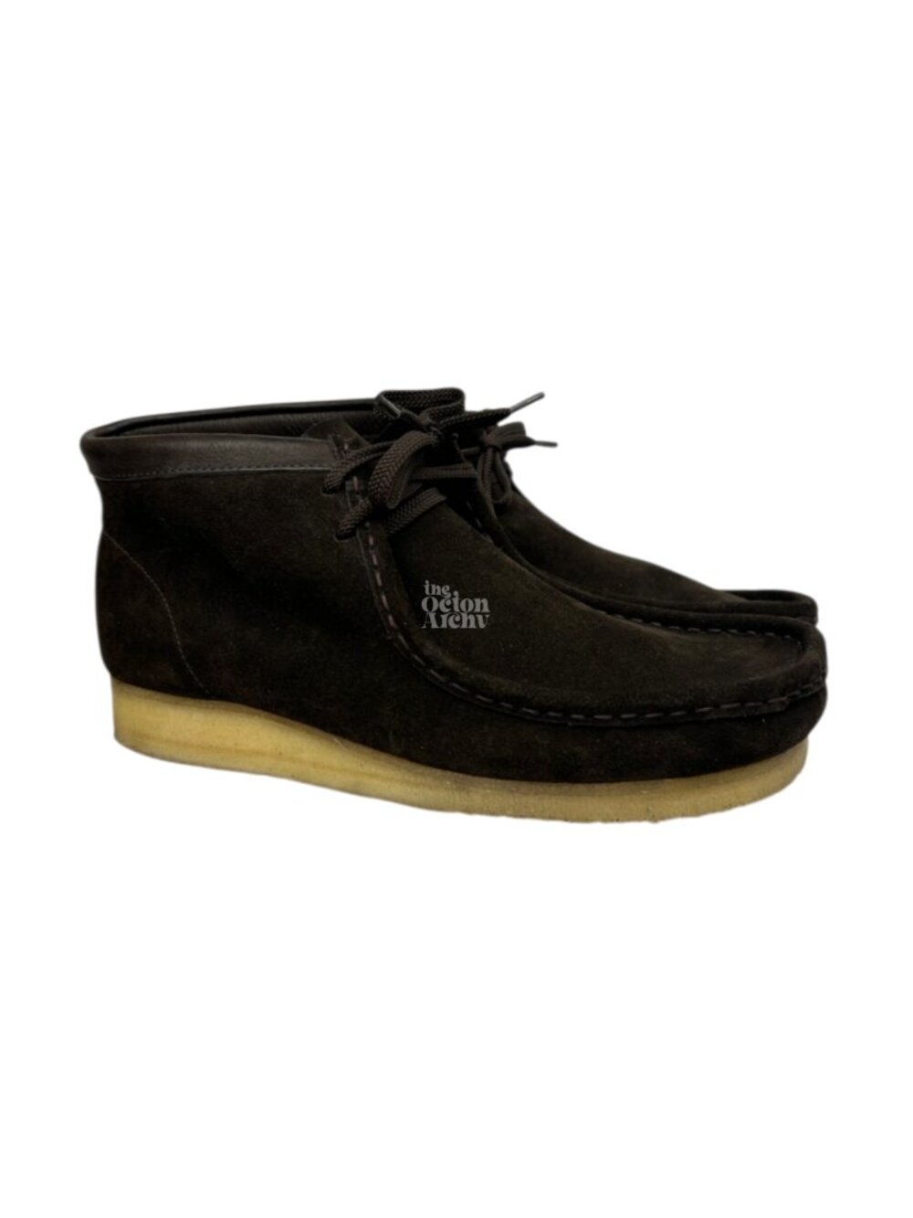 Size 10 Clarks Wallabee Boot 'Dark Brown' 35402 Pre-Owned